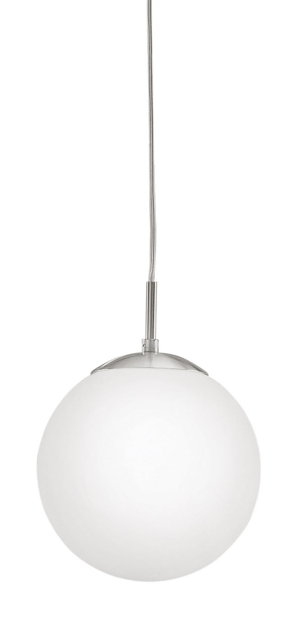 Eglo USA - 85261A - One Light Pendant - Rondo - Matte Nickel from Lighting & Bulbs Unlimited in Charlotte, NC