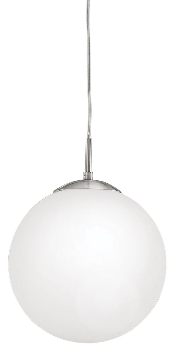 Eglo USA - 85262A - One Light Pendant - Rondo - Matte Nickel from Lighting & Bulbs Unlimited in Charlotte, NC