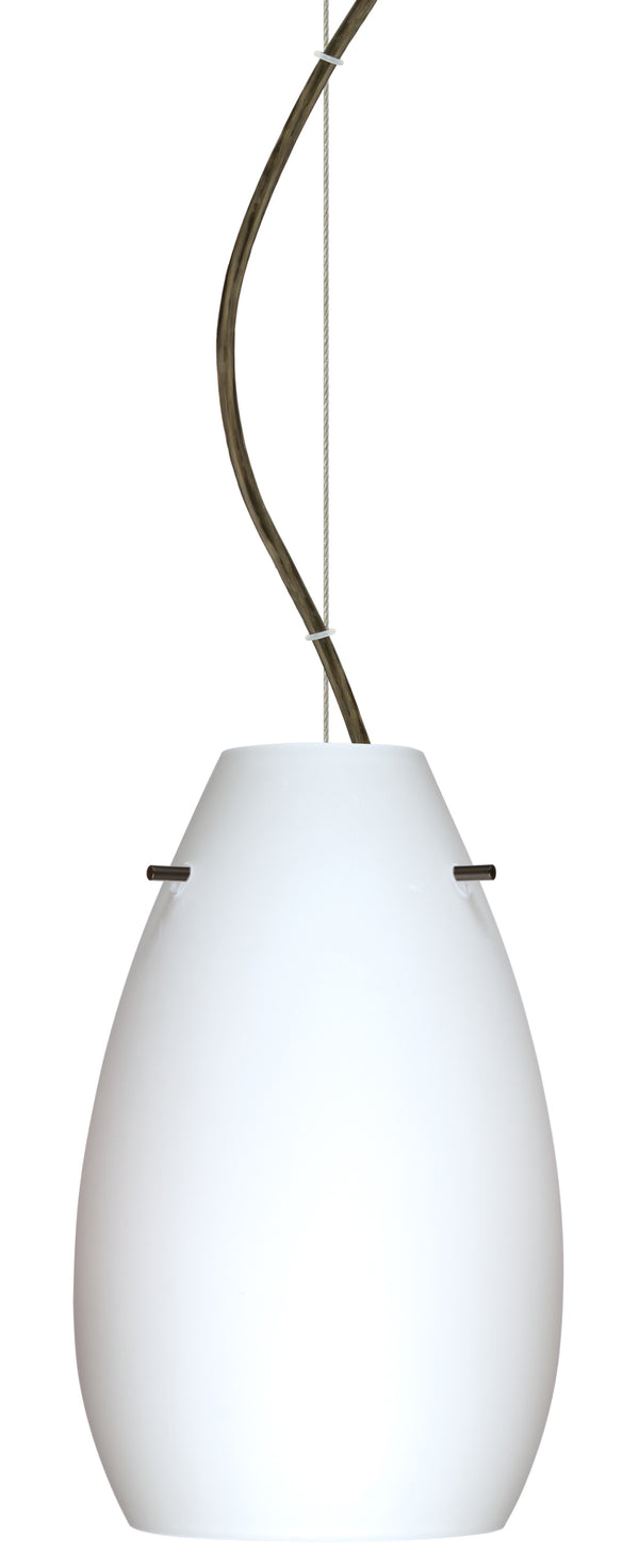 Besa - 1KX-412607-BR - One Light Pendant - Pera - Bronze from Lighting & Bulbs Unlimited in Charlotte, NC
