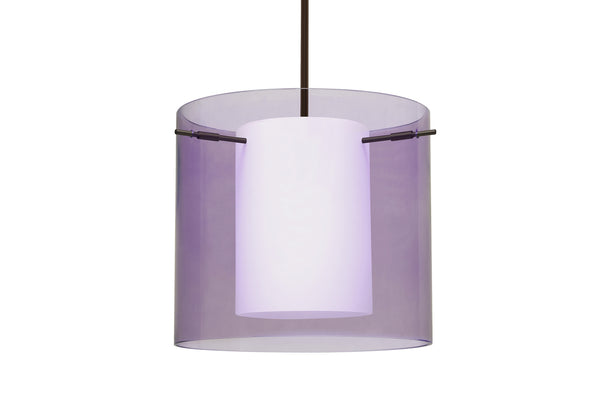 Besa - 1TT-A18407-BR - One Light Pendant - Pahu - Bronze from Lighting & Bulbs Unlimited in Charlotte, NC