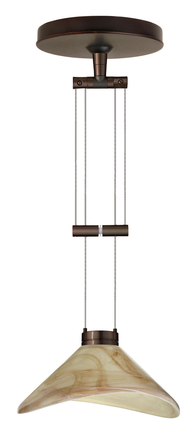 Besa - 1XA-191383-BR - One Light Pendant - Hoppi - Bronze from Lighting & Bulbs Unlimited in Charlotte, NC