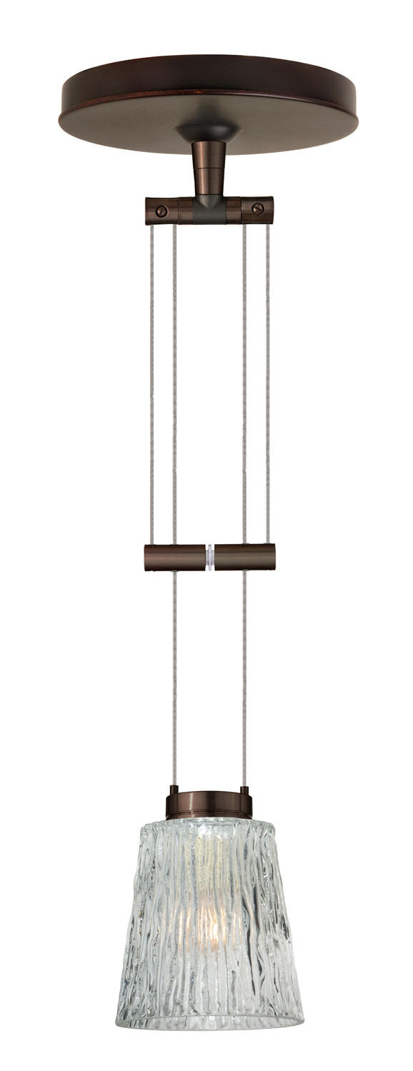 Besa - 1XA-512500-BR - One Light Pendant - Nico - Bronze from Lighting & Bulbs Unlimited in Charlotte, NC