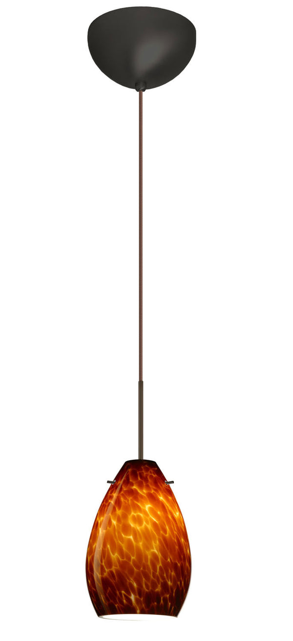 Besa - 1XC-171318-BR - One Light Pendant - Pera - Bronze from Lighting & Bulbs Unlimited in Charlotte, NC