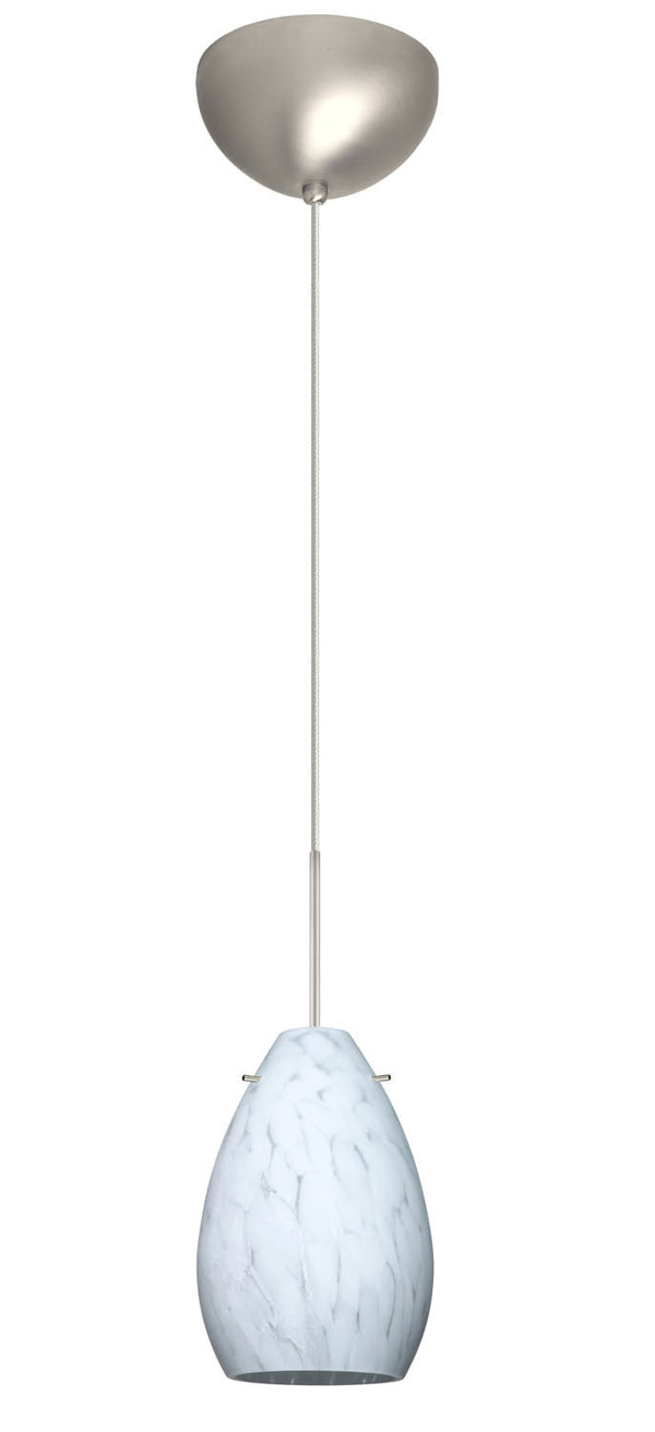 Besa - 1XC-171319-SN - One Light Pendant - Pera - Satin Nickel from Lighting & Bulbs Unlimited in Charlotte, NC