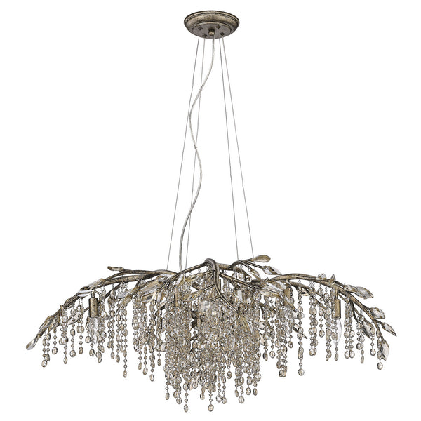 12 Light Chandelier from the Autumn Twilight MG Collection in Mystic Gold Finish by Golden