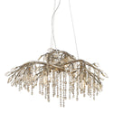 Six Light Chandelier from the Autumn Twilight MG Collection in Mystic Gold Finish by Golden