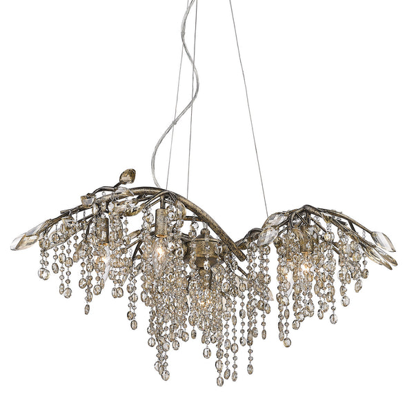 Golden - 9903-6 MG - Six Light Chandelier - Autumn Twilight MG - Mystic Gold from Lighting & Bulbs Unlimited in Charlotte, NC