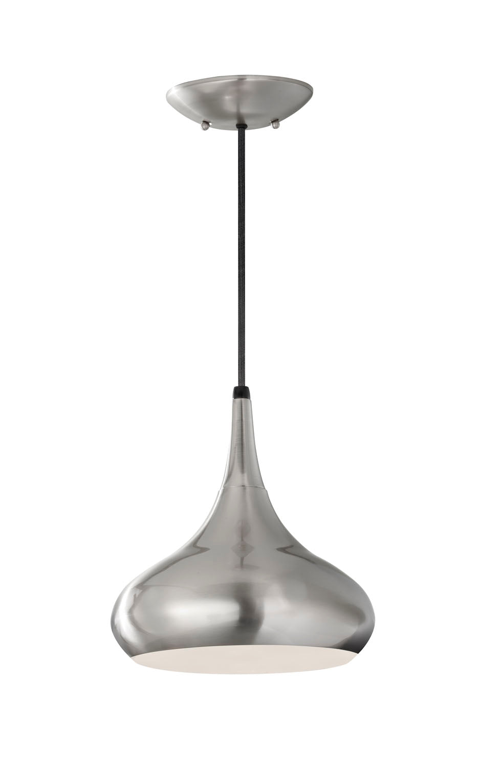 Generation Lighting - P1253BS - One Light Pendant - Belle - Brushed Steel from Lighting & Bulbs Unlimited in Charlotte, NC