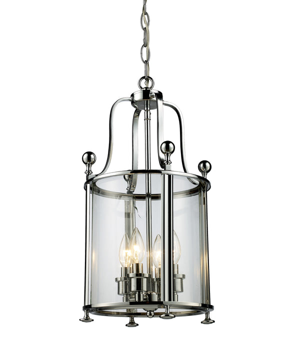 Z-Lite - 134-4 - Four Light Pendant - Wyndham - Chrome from Lighting & Bulbs Unlimited in Charlotte, NC