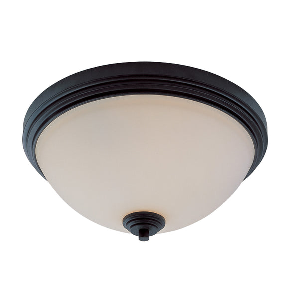 Z-Lite - 314F3-BRZ - Three Light Flush Mount - Chelsey - Bronze from Lighting & Bulbs Unlimited in Charlotte, NC