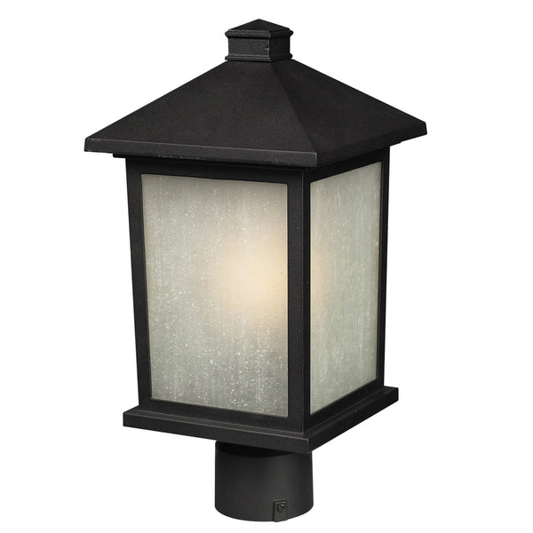 Z-Lite - 507PHB-BK - One Light Outdoor Post Mount - Holbrook - Black from Lighting & Bulbs Unlimited in Charlotte, NC