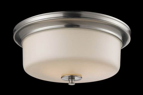 Z-Lite - 2102F3 - Three Light Flush Mount - Cannondale - Brushed Nickel from Lighting & Bulbs Unlimited in Charlotte, NC