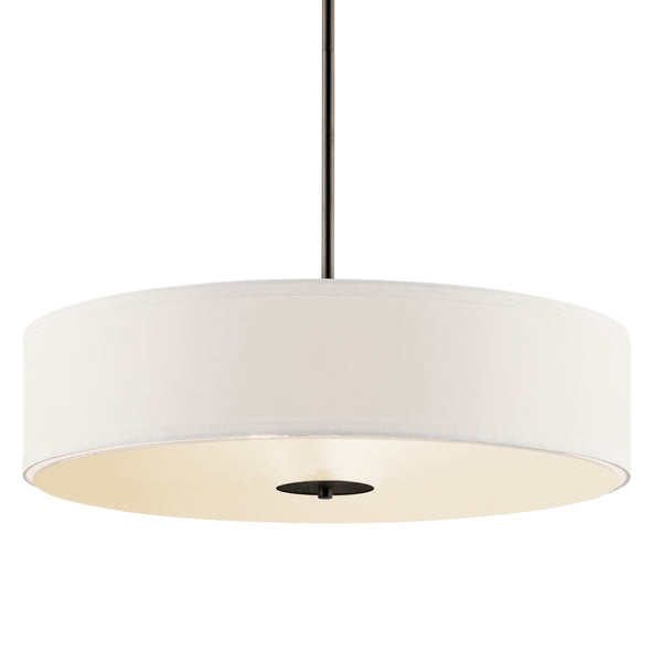 Three Light Pendant/Semi Flush Mount from the No Family Collection in Olde Bronze Finish by Kichler