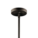 Three Light Pendant/Semi Flush Mount from the No Family Collection in Olde Bronze Finish by Kichler