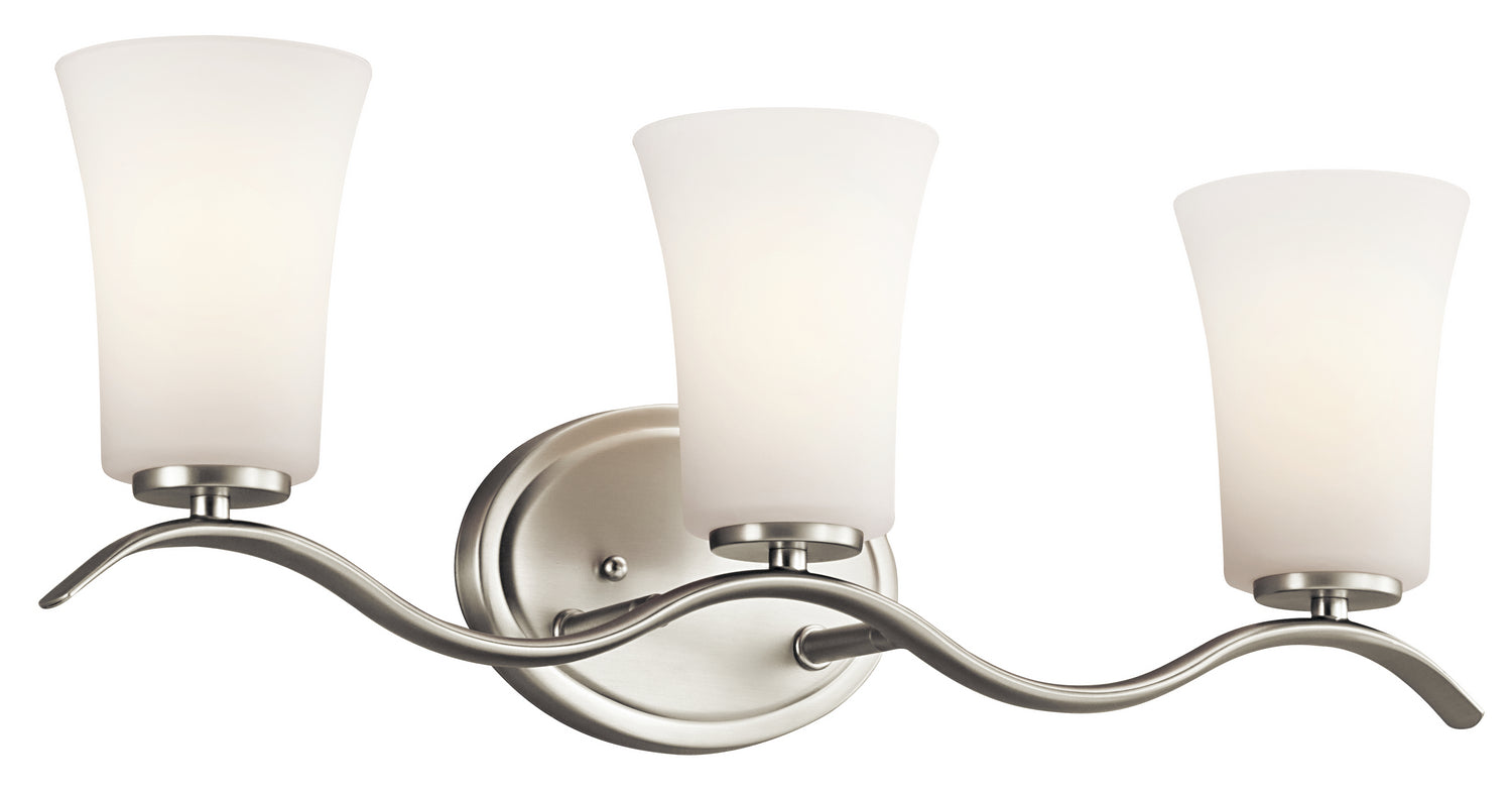 Kichler - 45376NI - Three Light Bath - Armida - Brushed Nickel from Lighting & Bulbs Unlimited in Charlotte, NC