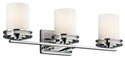 Kichler - 5078CH - Three Light Bath - Hendrik - Chrome from Lighting & Bulbs Unlimited in Charlotte, NC