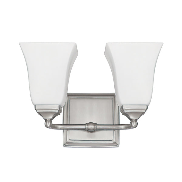 Capital Lighting - 8452BN-119 - Two Light Vanity - Cade - Brushed Nickel from Lighting & Bulbs Unlimited in Charlotte, NC
