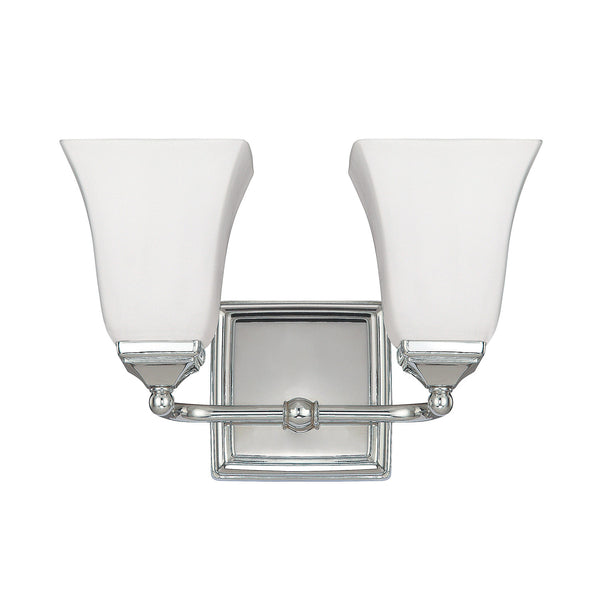 Capital Lighting - 8452PN-119 - Two Light Vanity - Cade - Polished Nickel from Lighting & Bulbs Unlimited in Charlotte, NC