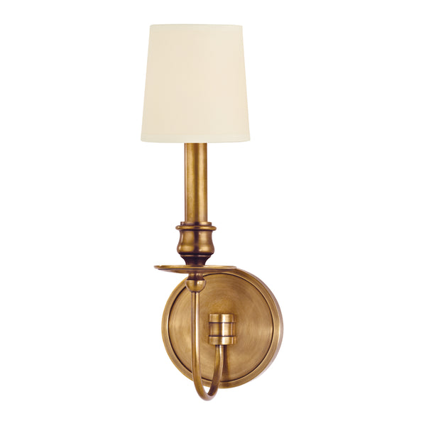Hudson Valley - 8211-AGB - One Light Wall Sconce - Cohasset - Aged Brass from Lighting & Bulbs Unlimited in Charlotte, NC