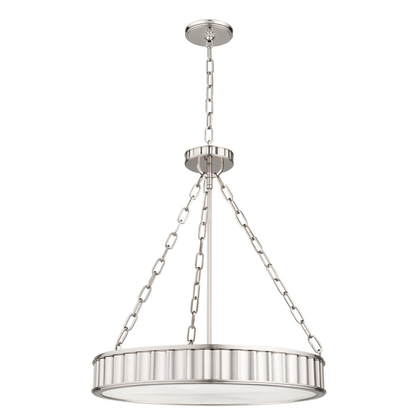 Hudson Valley - 902-PN - Five Light Pendant - Middlebury - Polished Nickel from Lighting & Bulbs Unlimited in Charlotte, NC