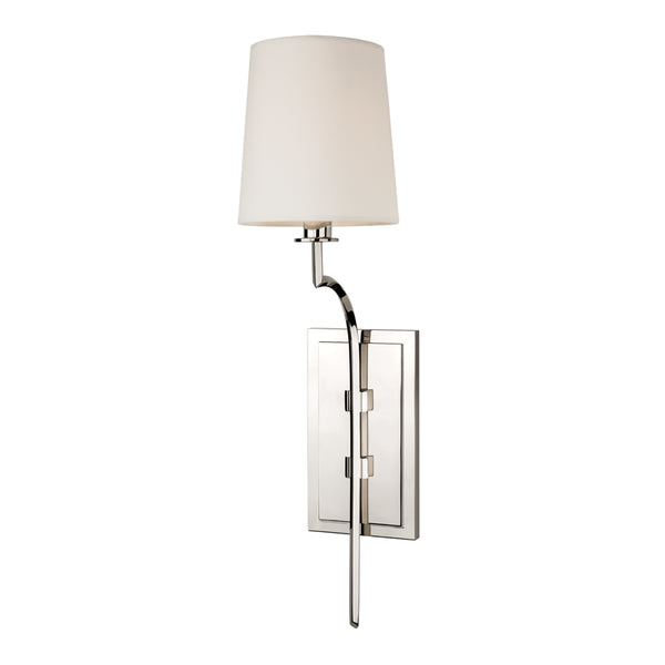 Hudson Valley - 3111-PN - One Light Wall Sconce - Glenford - Polished Nickel from Lighting & Bulbs Unlimited in Charlotte, NC
