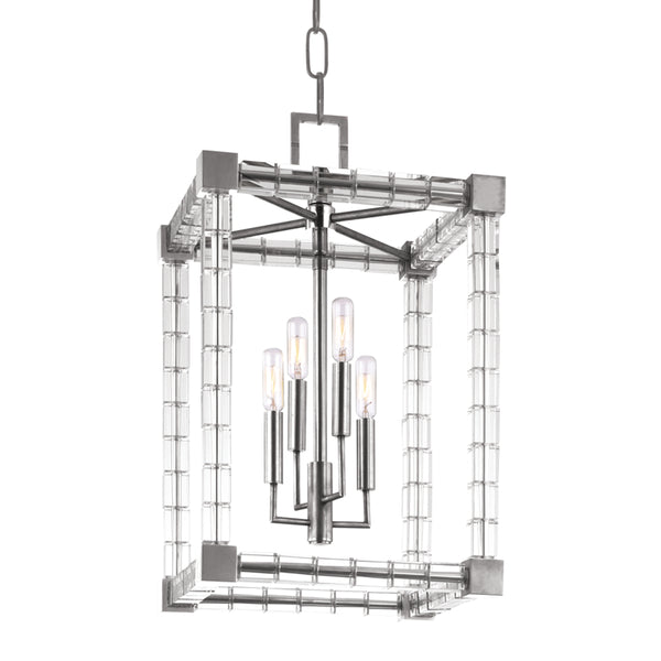 Hudson Valley - 7113-PN - Four Light Pendant - Alpine - Polished Nickel from Lighting & Bulbs Unlimited in Charlotte, NC