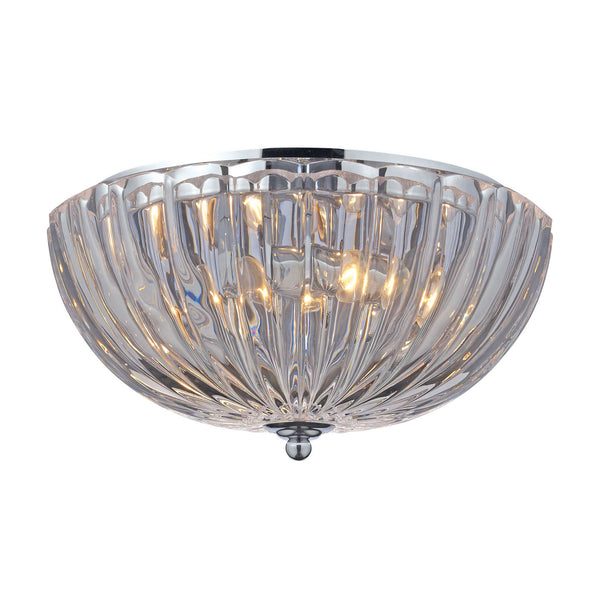ELK Home - 31241/2 - Two Light Flush Mount - Crystal Flushmounts - Polished Chrome from Lighting & Bulbs Unlimited in Charlotte, NC