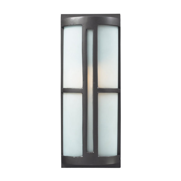 ELK Home - 42395/1 - One Light Outdoor Wall Sconce - Trevot - Graphite from Lighting & Bulbs Unlimited in Charlotte, NC