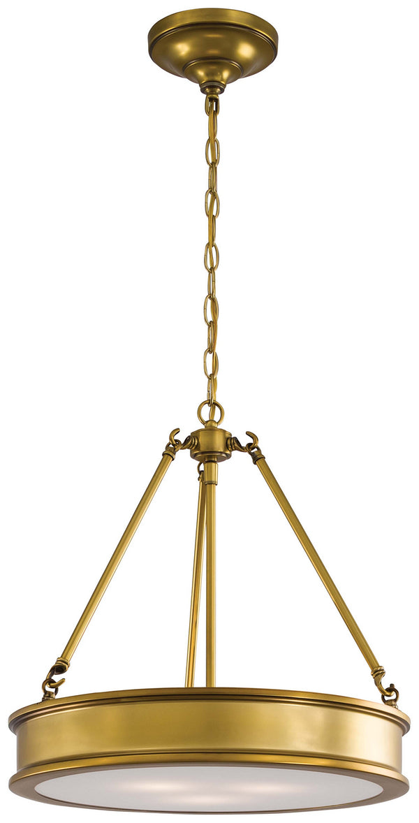 Minka-Lavery - 4173-249 - Three Light Pendant - Harbour Point - Liberty Gold from Lighting & Bulbs Unlimited in Charlotte, NC