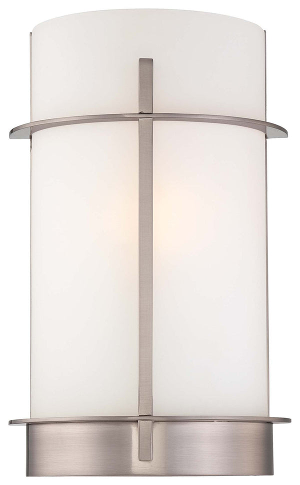 Minka-Lavery - 6460-84 - One Light Wall Sconce - Brushed Nickel from Lighting & Bulbs Unlimited in Charlotte, NC