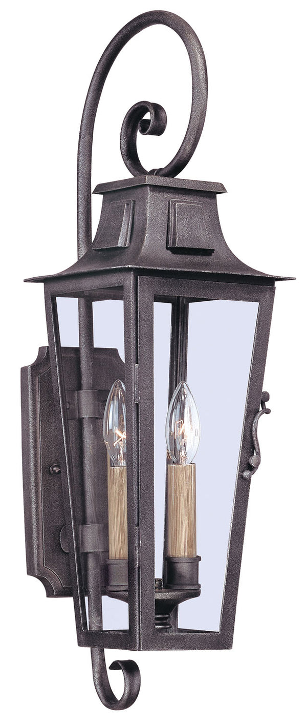 Troy Lighting - B2962 - Two Light Wall Lantern - Parisian Square - Aged Pewter from Lighting & Bulbs Unlimited in Charlotte, NC