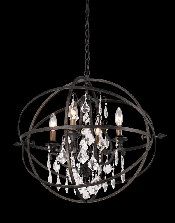 Troy Lighting - F2995 - Four Light Chandelier - Byron - Vintage Bronze from Lighting & Bulbs Unlimited in Charlotte, NC