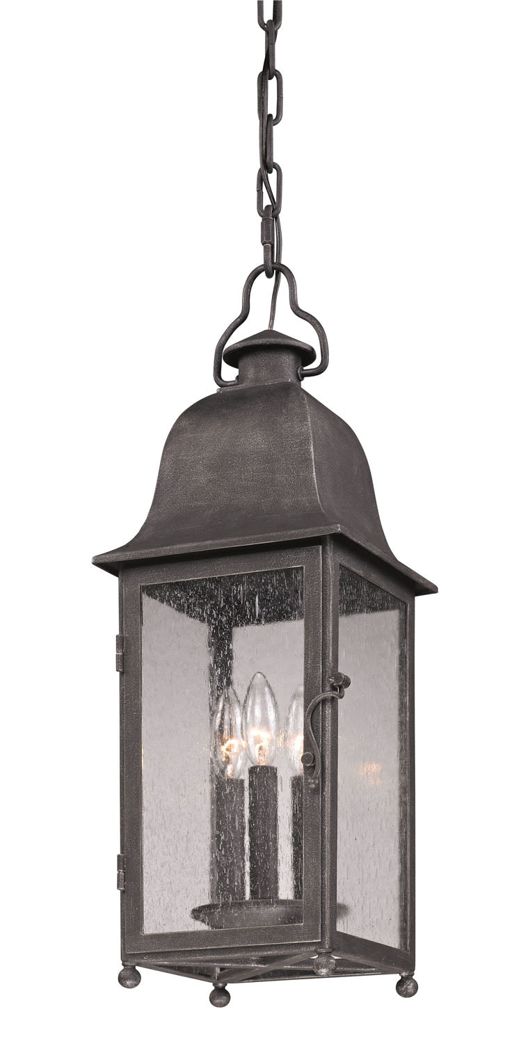 Troy Lighting - F3217-VBZ - Three Light Hanging Lantern - Larchmont - Aged Pewter from Lighting & Bulbs Unlimited in Charlotte, NC