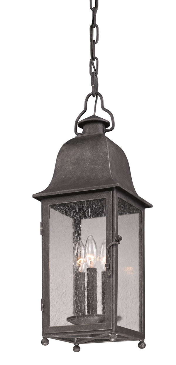 Troy Lighting - F3217-VBZ - Three Light Hanging Lantern - Larchmont - Aged Pewter from Lighting & Bulbs Unlimited in Charlotte, NC