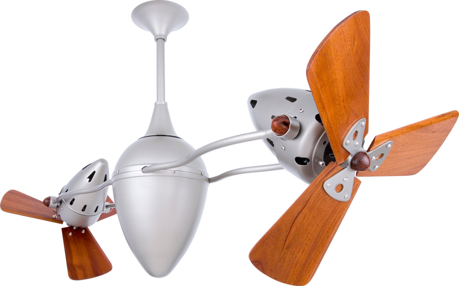 Matthews Fan Company - AR-BN-WD - 48"Ceiling Fan - Ar Ruthiane - Brushed Nickel from Lighting & Bulbs Unlimited.