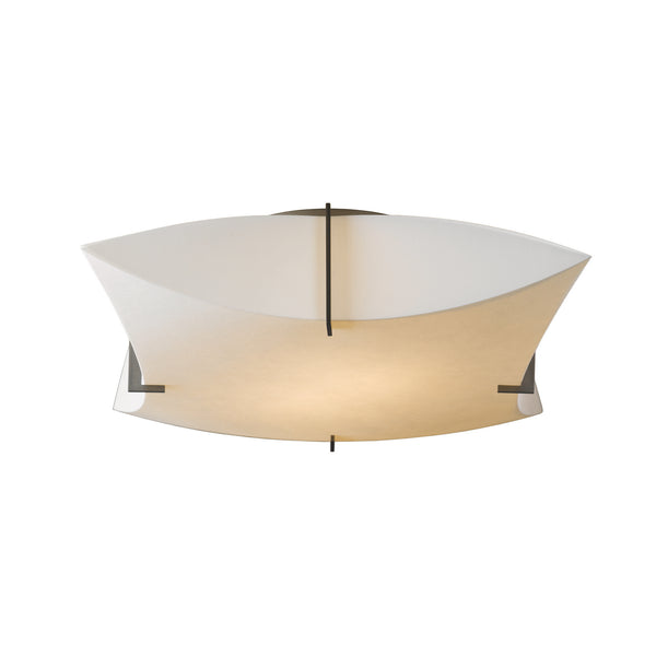 Two Light Semi-Flush Mount from the Bento Collection by Hubbardton Forge