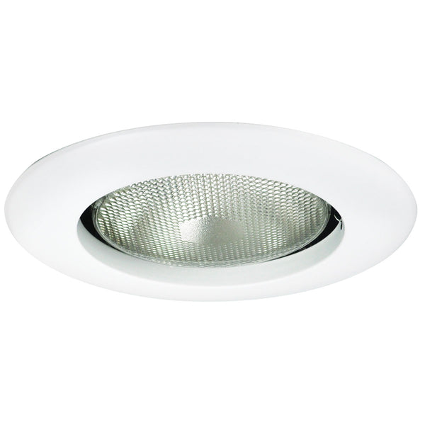 Nora Lighting - NT-40 - 6" R40/Par38 Open Metal Trim - Rec Inc 6" Trim - White from Lighting & Bulbs Unlimited.