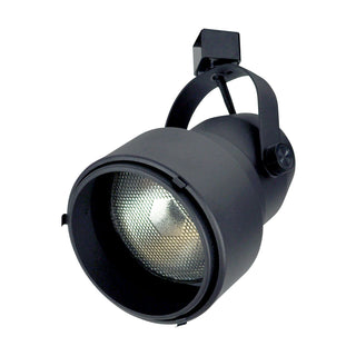 Nora Lighting - NTH-150B - Shroud Par38 - Track Inc Line Voltage - Black from Lighting & Bulbs Unlimited.