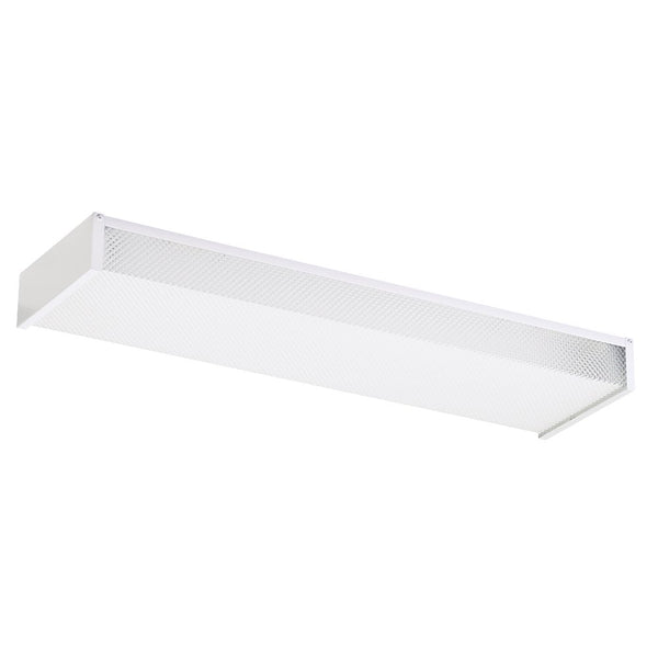Generation Lighting - 59136LE-15 - Two Light Flush Mount - Drop Lens Fluorescent - White from Lighting & Bulbs Unlimited in Charlotte, NC