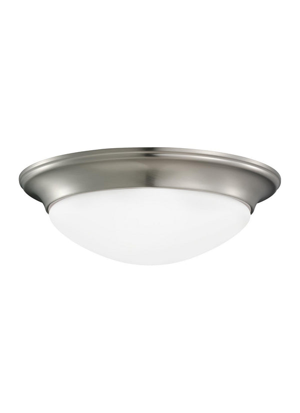Generation Lighting - 75434-962 - One Light Flush Mount - Nash - Brushed Nickel from Lighting & Bulbs Unlimited in Charlotte, NC