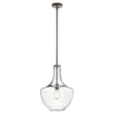 One Light Pendant from the Everly Collection in Olde Bronze Finish by Kichler