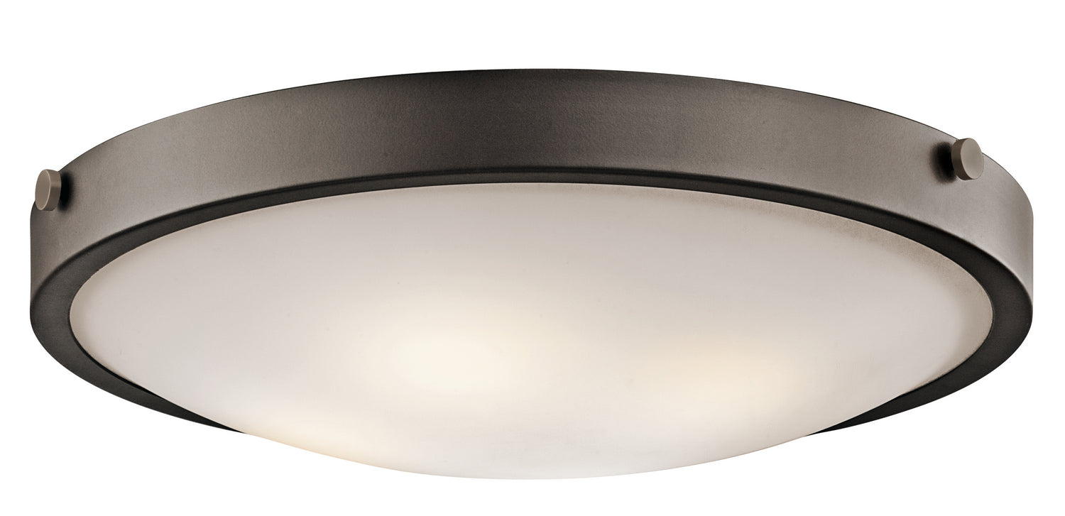 Kichler - 42276OZ - Four Light Flush Mount - Lytham - Olde Bronze from Lighting & Bulbs Unlimited in Charlotte, NC