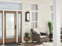 One Light Outdoor Post Mount from the South Hope Collection in Rubbed Bronze Finish by Kichler