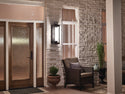 One Light Outdoor Post Mount from the South Hope Collection in Rubbed Bronze Finish by Kichler