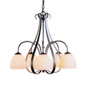 Five Light Chandelier from the Sweeping Taper Collection by Hubbardton Forge