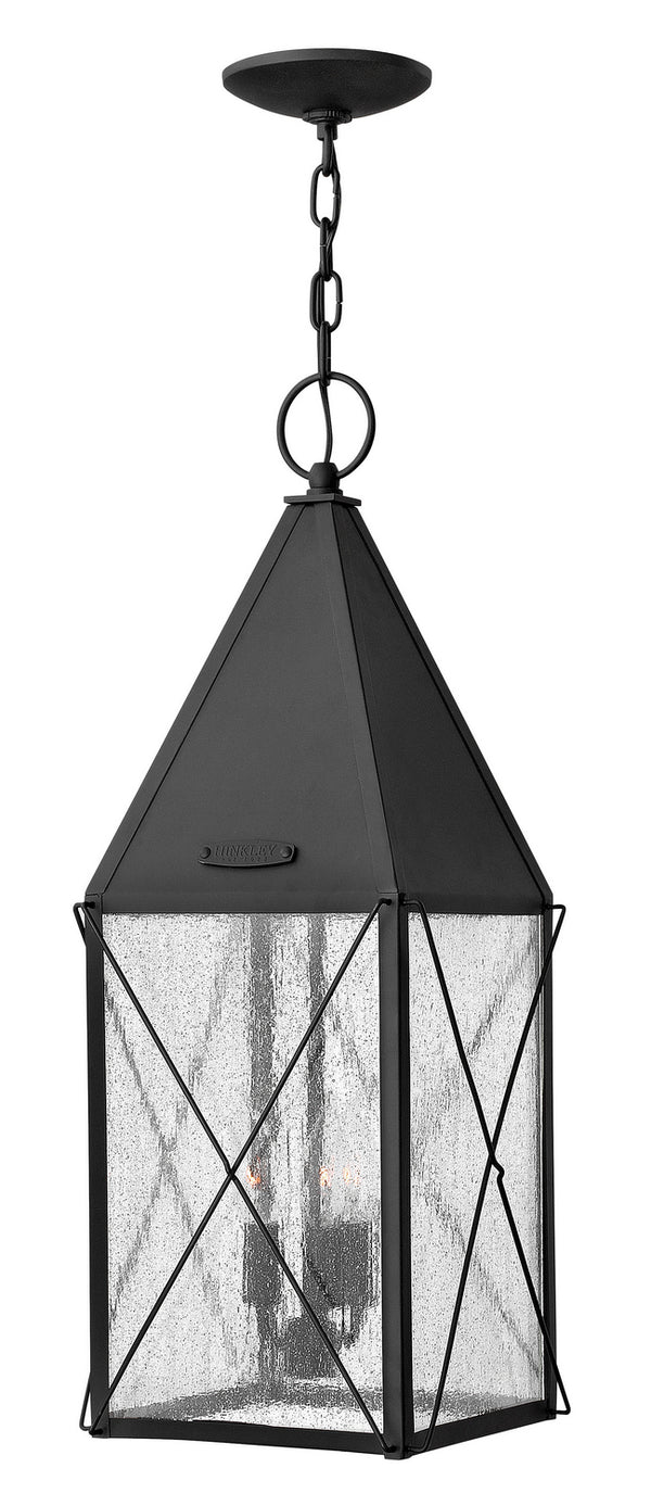 Hinkley - 1842BK - LED Hanging Lantern - York - Black from Lighting & Bulbs Unlimited in Charlotte, NC