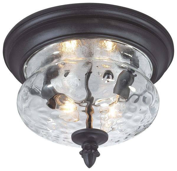 Minka-Lavery - 9909-1-66 - Two Light Flush Mount - Ardmore - Coal from Lighting & Bulbs Unlimited in Charlotte, NC