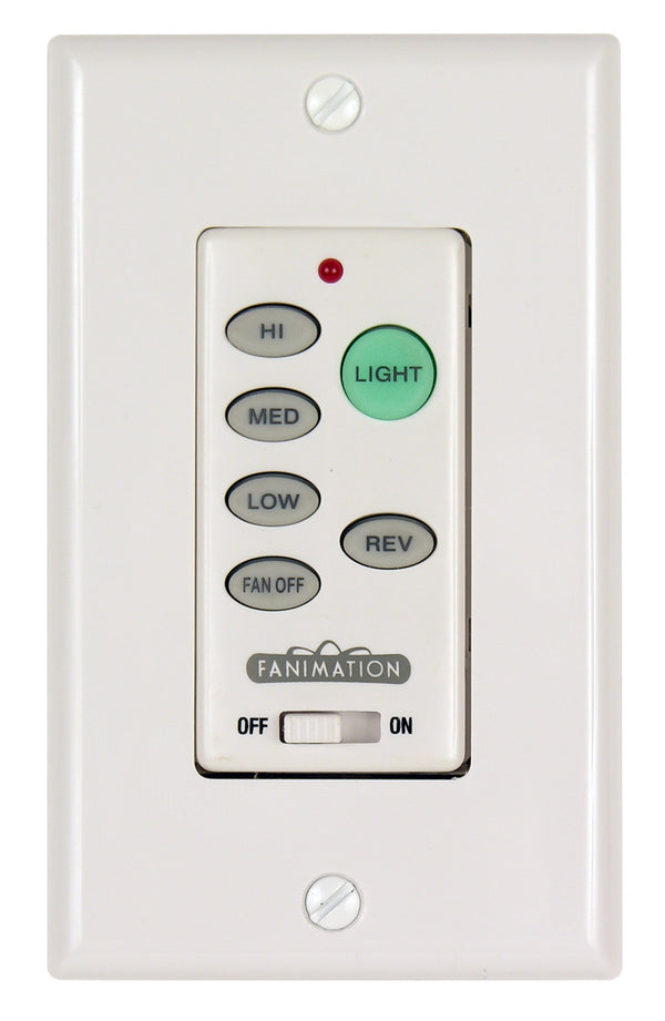 Fanimation - C21 - Wall Control - Controls - White from Lighting & Bulbs Unlimited in Charlotte, NC