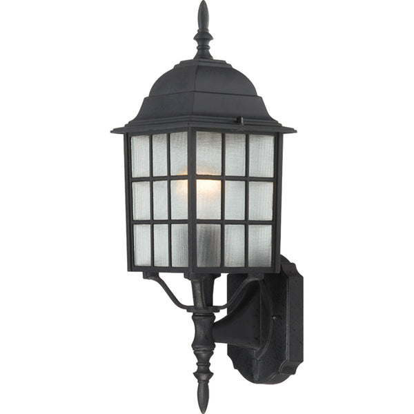 Nuvo Lighting - 60-4903 - One Light Wall Lantern - Adams - Textured Black from Lighting & Bulbs Unlimited in Charlotte, NC