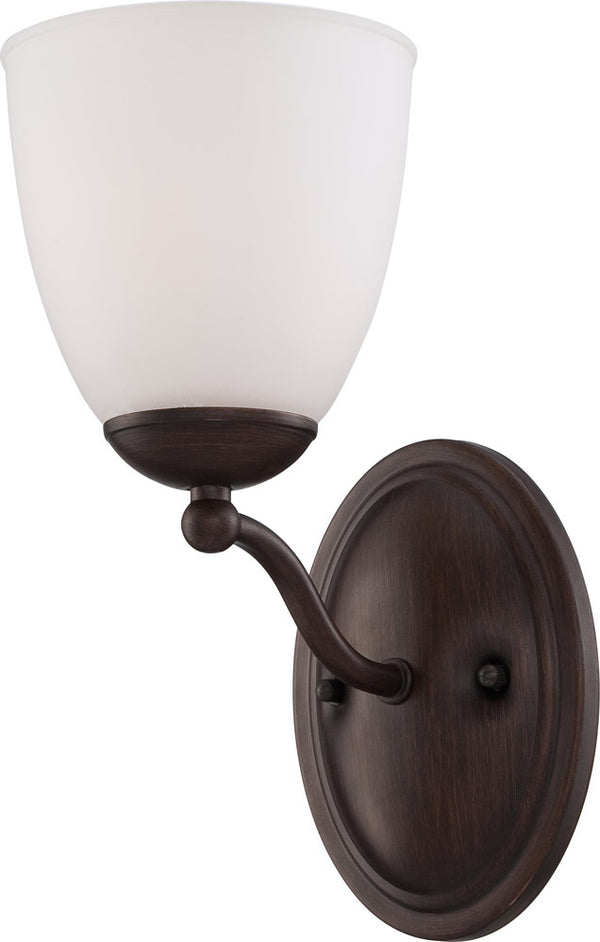 Nuvo Lighting - 60-5131 - One Light Vanity - Patton - Prairie Bronze from Lighting & Bulbs Unlimited in Charlotte, NC